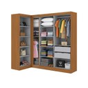 Ver imagem 4 de Guarda-Roupa Modulado Infantil 7 Portas Jasmim Bege/Cinamomo/Off White