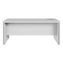 Ver imagem 5 de Mesa Executiva para Escritório Diretor com Caixa de Tomadas Porta Objetos Coleção 200cm Corporate Cinza