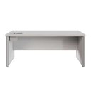 Ver imagem 6 de Mesa Executiva para Escritório Diretor com Caixa de Tomadas Porta Objetos Coleção 200cm Corporate Cinza