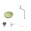 Ver imagem 2 de Kit Cuba R35 com Torneira Link 1062 Metal e Válvula Click 1 Polegada B e Sifão Pvc e Flexível Compac