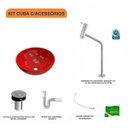 Ver imagem 3 de Kit Cuba R35 com Torneira Link 1062 Metal e Válvula Click 1 Polegada B e Sifão Pvc e Flexível Compac