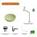 Ver imagem 3 de Kit Cuba R35 com Torneira Link 1062 Metal e Válvula Click 1 Polegada B e Sifão Cromado e Flexível Co