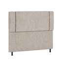 Ver imagem 1 de Cabeceira para Box King Paris Bouclé Bege 195cm