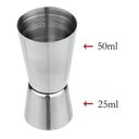 Ver imagem 2 de Dosador Duplo de Bebidas em Inox - 25ml e 50ml para Gin, Vodka e Drinks