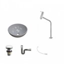 Ver imagem 2 de Kit Cuba R35 com Torneira Link 1062 Metal e Válvula Click 1 Polegada G e Sifão Cromado e Flexível Co