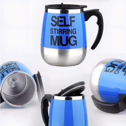 Caneca Misturadora Magnética 400ml Recarregável Azul Escuro - 4