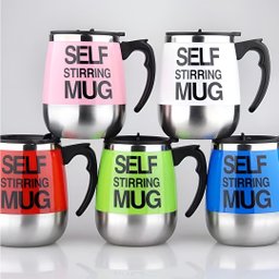 Caneca Misturadora Magnética 400ml Recarregável Azul Escuro - 5