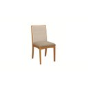 Ver imagem 7 de Conjunto Mesa de Jantar Mira com 8 Cadeiras em Madeira Maciça e Tampo com Vidro Nature/Off White/Fendi