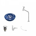 Ver imagem 2 de Kit Cuba R35 com Torneira Link 1062 Metal e Válvula Click 1 Polegada e Meia e Sifão Pvc e Flexível C