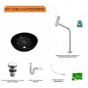 Ver imagem 3 de Kit Cuba R35 com Torneira Link 1062 Metal e Válvula Click 1 Polegada e Meia e Sifão Pvc e Flexível C