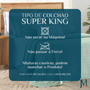 Ver imagem 7 de Conjunto Cama Casal King Size Lory 200 Fios Bordado 100%algodao Verity:verde