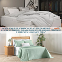 Ver imagem 4 de Conjunto Cama Casal King Size Lory 200 Fios Bordado 100%algodao Verity:verde
