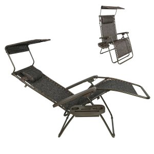 Cadeira Espreguiçadeira Praia Verao Piscina Reclinavel Dobravel Gravidade Zero Sol Lazer Ar Livre Ja