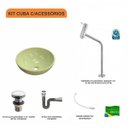 Ver imagem 3 de Kit Cuba R35 com Torneira Link 1062 Metal e Válvula Click 1 Polegada e Meia e Sifão Cromado e Flexív