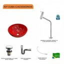 Ver imagem 3 de Kit Cuba R35 com Torneira Link 1062 Metal e Válvula Click 1 Polegada e Meia e Sifão Cromado e Flexív