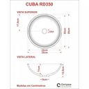 Ver imagem 6 de Kit Cuba R35 com Torneira Link 1062 Metal e Válvula 1 Polegada Compace
