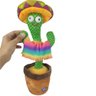 Cacto Dançante Mexicano Falante Repete Voz Pelucia Interativa Divertido - 5