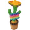 Cacto Dançante Mexicano Falante Repete Voz Pelucia Interativa Divertido - 2