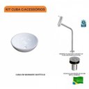 Ver imagem 3 de Kit Cuba R35 com Torneira Link 1062 Metal e Válvula Click 1 Polegada B Compace
