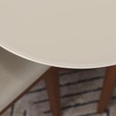 Ver imagem 7 de Conjunto de Jantar Mesa Redonda com Vidro 6 Cadeiras Kalina - Canella C/ Off White