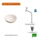 Ver imagem 3 de Kit Cuba R35 com Torneira Link 1062 Metal e Válvula Click 1 Polegada G Compace