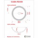 Ver imagem 6 de Kit Cuba R35 com Torneira Link 1062 Metal e Válvula Click 1 Polegada G Compace