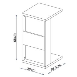 Mesa De Apoio Para Notebook E Sofá Branco Book Líder Design - 2