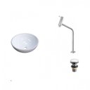 Ver imagem 2 de Kit Cuba R35 com Torneira Link 1062 Metal e Válvula Click 1 Polegada G Compace