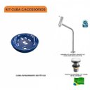Ver imagem 3 de Kit Cuba R35 com Torneira Link 1062 Metal e Válvula Click 1 Polegada e Meia Compace
