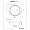 Ver imagem 6 de Kit Cuba R35 com Torneira Link 1062 Metal e Válvula Click 1 Polegada e Meia Compace