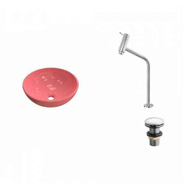 Kit Cuba R35 com Torneira Link 1062 Metal e Válvula Click 1 Polegada e meia Compace - 2