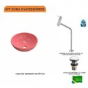 Ver imagem 3 de Kit Cuba R35 com Torneira Link 1062 Metal e Válvula Click 1 Polegada e Meia Compace