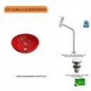 Ver imagem 3 de Kit Cuba R35 com Torneira Link 1062 Metal e Válvula Click 1 Polegada e Meia Compace