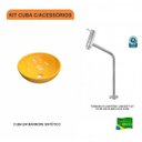 Ver imagem 3 de Kit Cuba R35 com Torneira Link 1062 Metal 1/4 Volta Compace