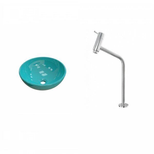 Kit Cuba R35 com Torneira Link 1062 Metal 1/4 Volta Compace - 2