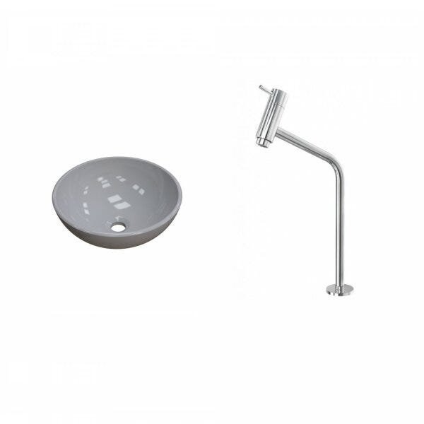 Kit Cuba R35 com Torneira Link 1062 Metal 1/4 Volta Compace - 2