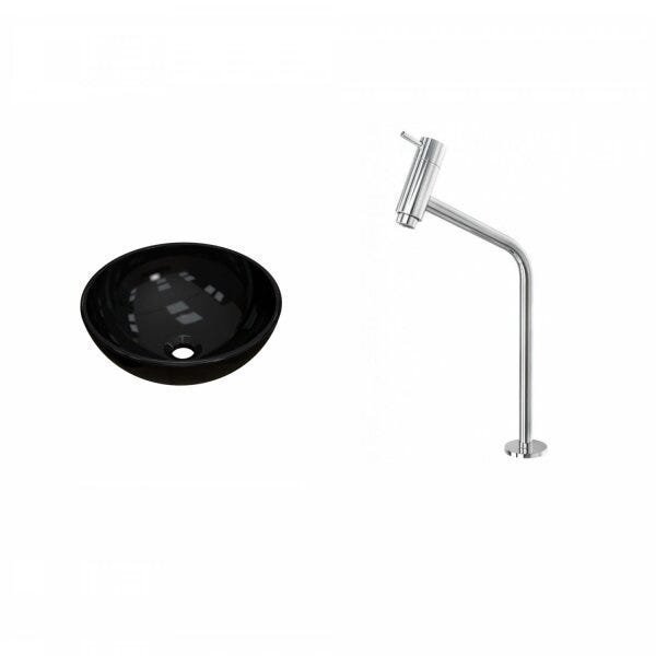 Kit Cuba R35 com Torneira Link 1062 Metal 1/4 Volta Compace - 2