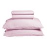 Jogo de Cama Casal Linho Rosa - A/CASA - 1