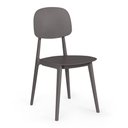 Ver imagem 3 de Conjunto Mesa de Jantar Redonda Eiffel Preta 120cm com 6 Cadeiras Itália - Cinza