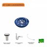Kit Cuba R35 com Válvula 1 Polegada e Sifão Pvc e Flexível Compace - 3
