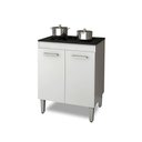 Ver imagem 1 de Balcão de Cozinha para Cooktop 4 Bocas com 2 Portas Nauru Casa Mobília Movelaria