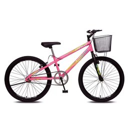 Bicicleta Colli Cazelle Allegra City Aro 24 - Rosa Neon - 1
