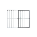 Ver imagem 1 de Vitrô 2 Folhas de Correr Aluminio Branco com Grade 1,00x1,50