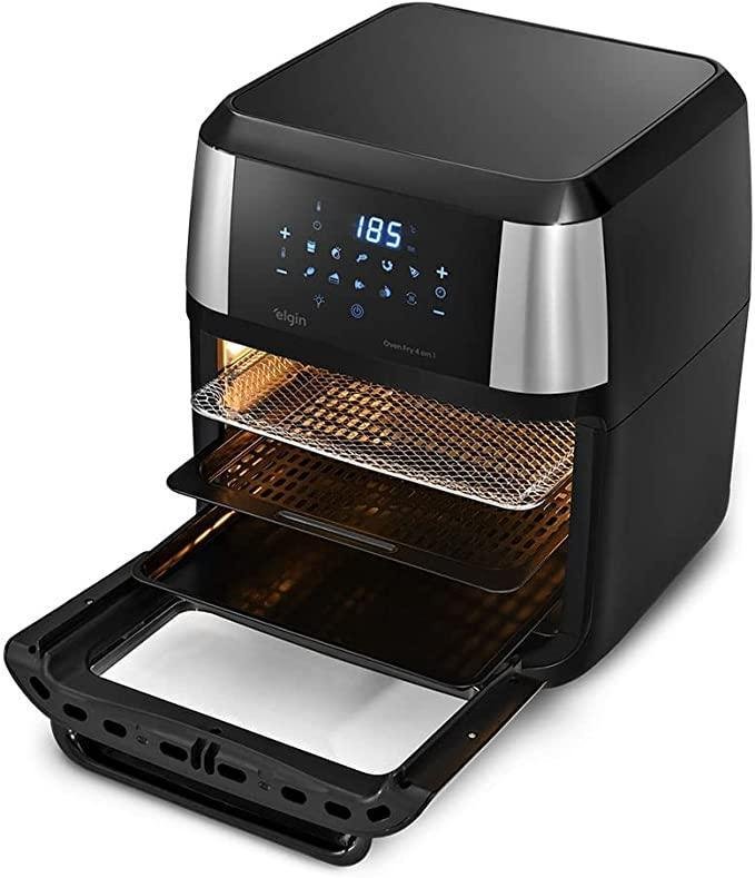 Fritadeira Eletrica Airfryer Elgin Oven Fry 4 em 1 12l 1800w - 6