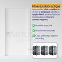 Ver imagem 2 de Dobradiça Escovada C-redondo Inox com Rolamento 3 ½ X 3