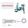 Parafuso Auto Perfurante Sextavado 4.2 X 16 - Ch 1/4 - 2.000 Peças - 2