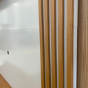 Ver imagem 4 de Painel para Tv até 60 Polegadas 1 Porta Basculante 4 Prateleiras Armani Off White/mel - Casa Giulia