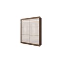 Ver imagem 2 de Guarda-roupa Moderno 2 Portas Solteiro Cor:ypê/off
