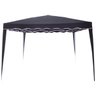 Tenda Gazebo Importway Iwgzap-3Pr 3,00x3,00m Articulado com 2 Paredes Preto - 2