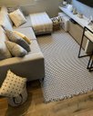 Ver imagem 1 de Tapete Boho Andaraí Off White/Preto 140x200cm